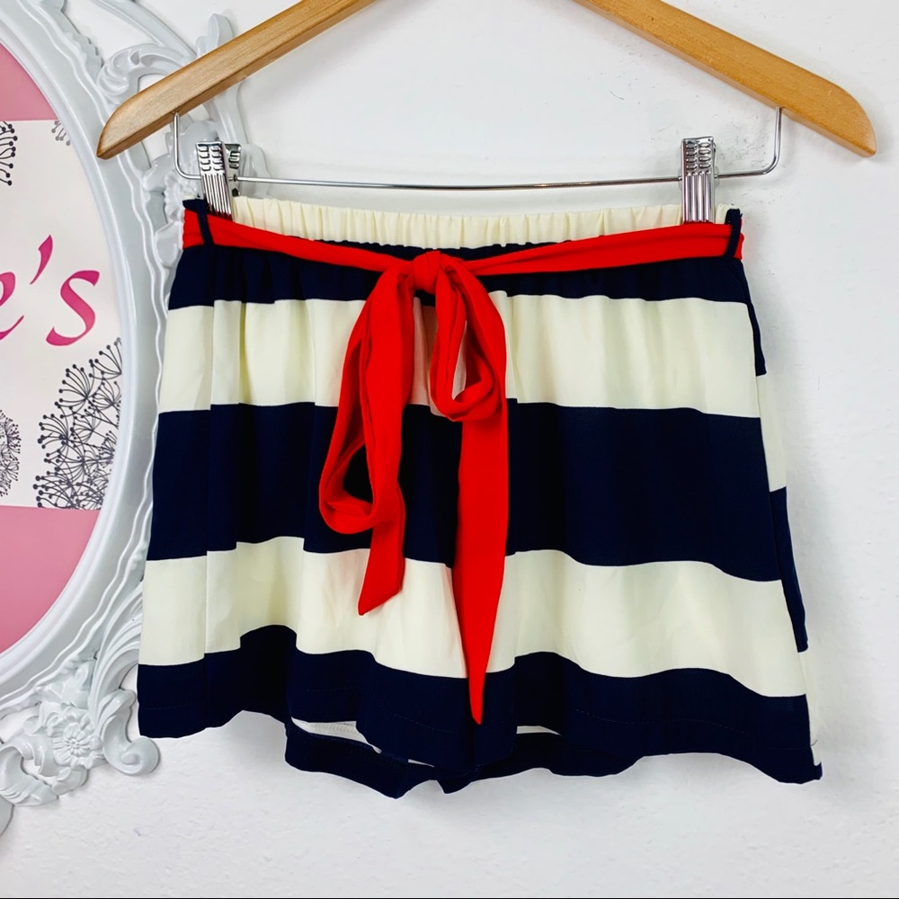 😍HOST PICK😍Peach Love / Navy Blue White Stripe